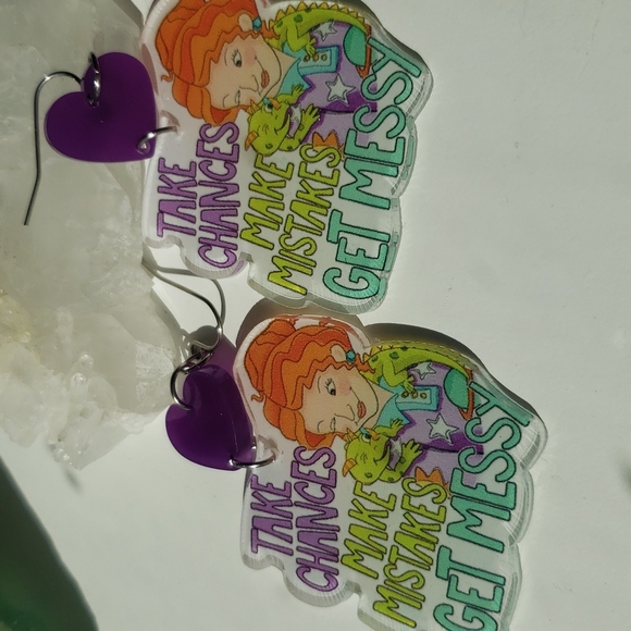 Miss Frizzle earrings - Picture 7 of 10